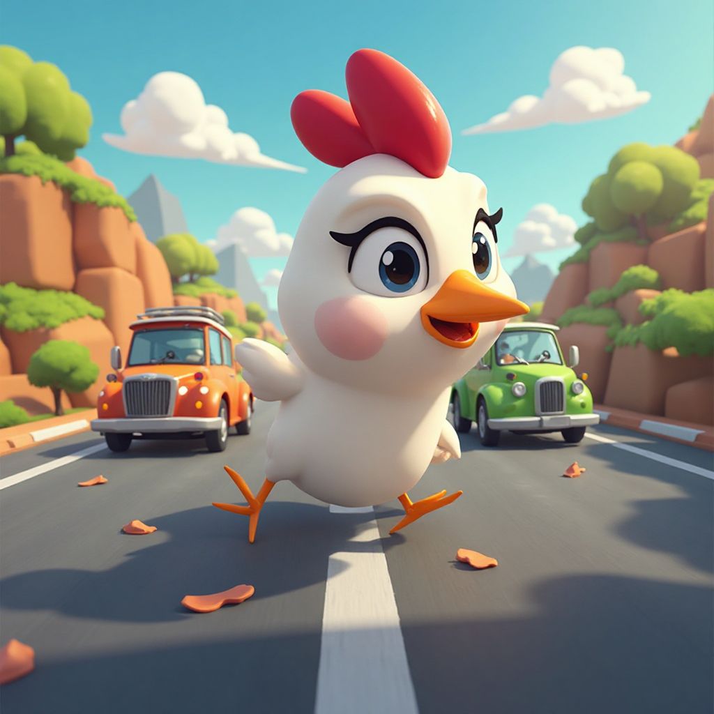 Chicken Road Gameplay Screenshot